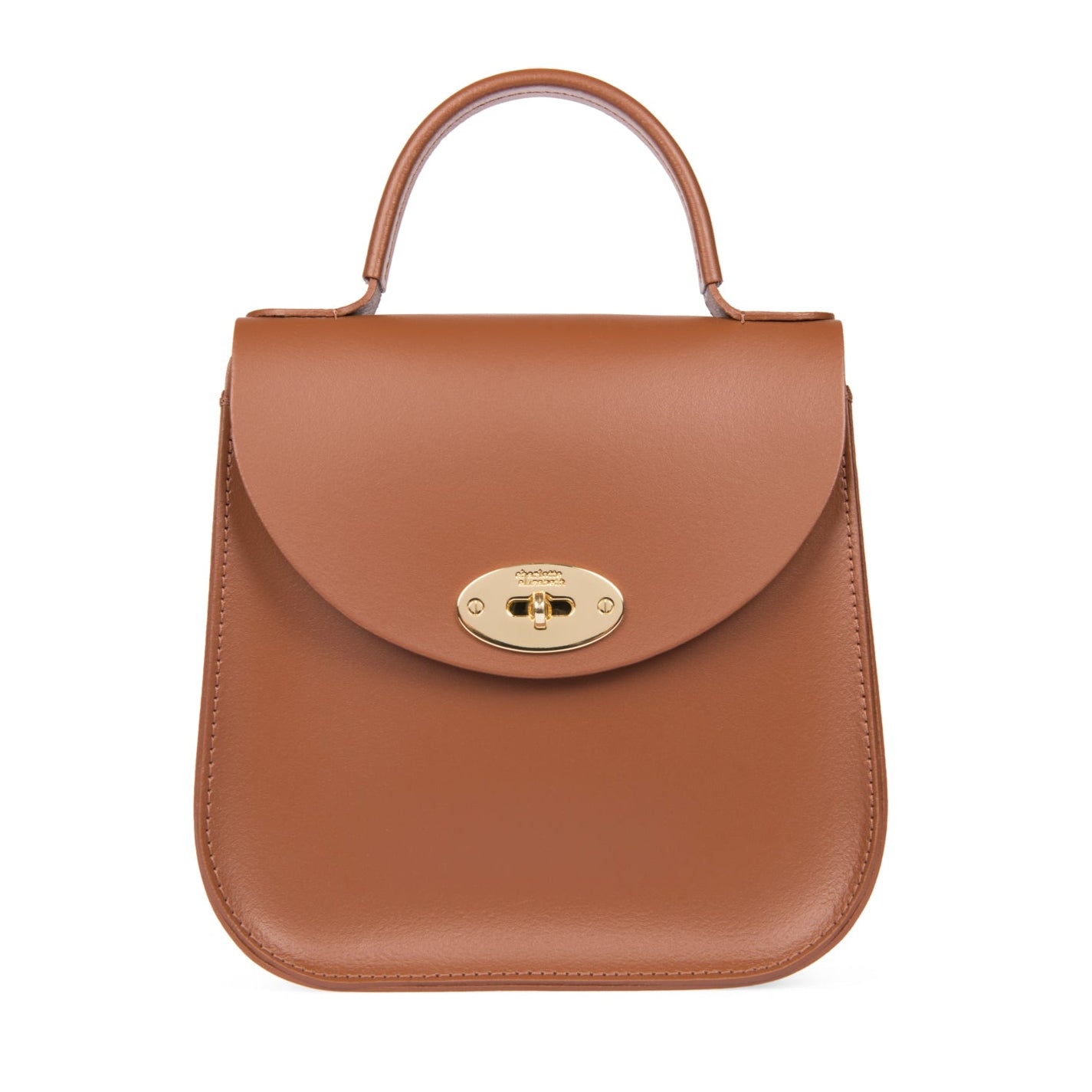The Original Bloomsbury | Leather Crossbody Handbag in Chestnut