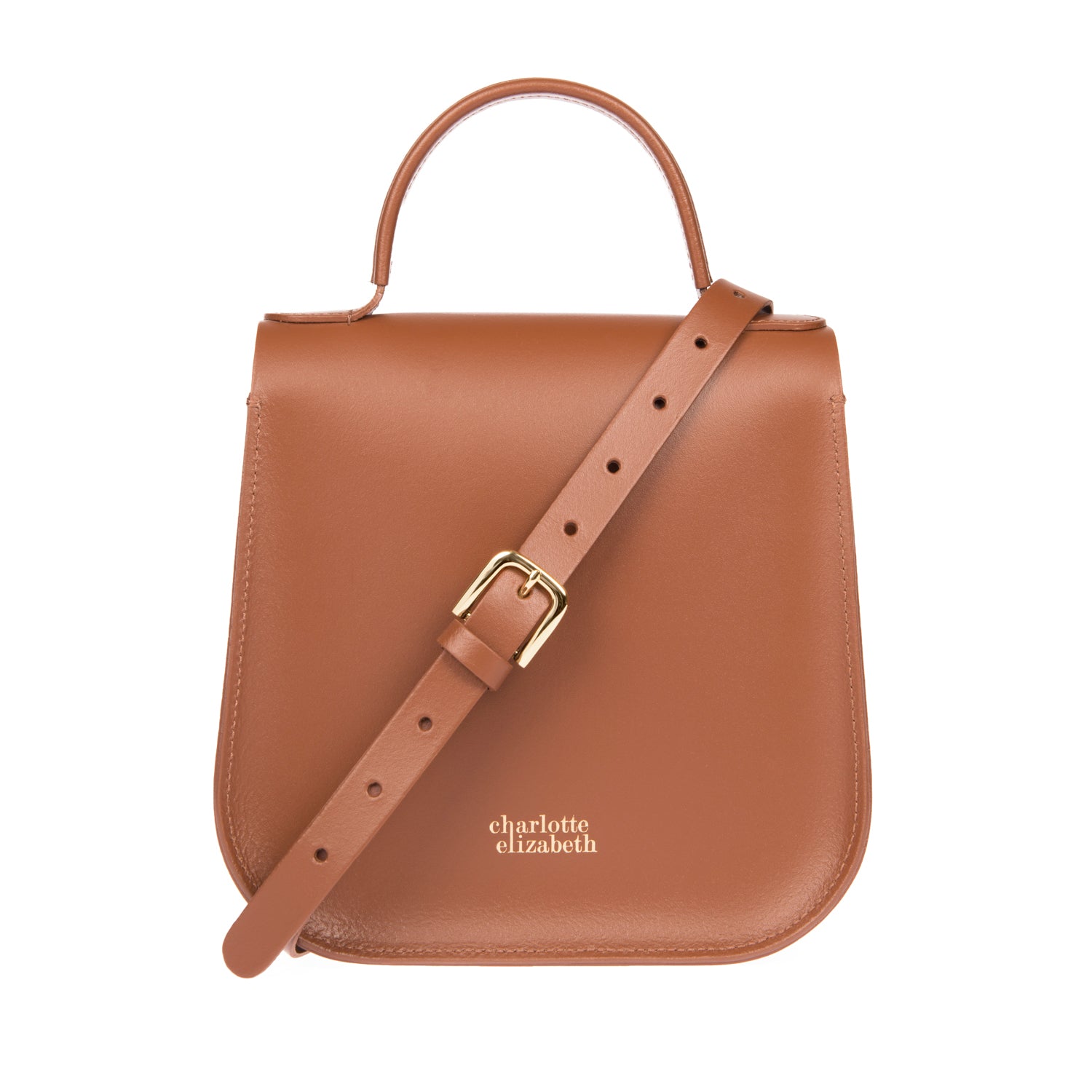 The Original Bloomsbury | Leather Crossbody Handbag in Chestnut
