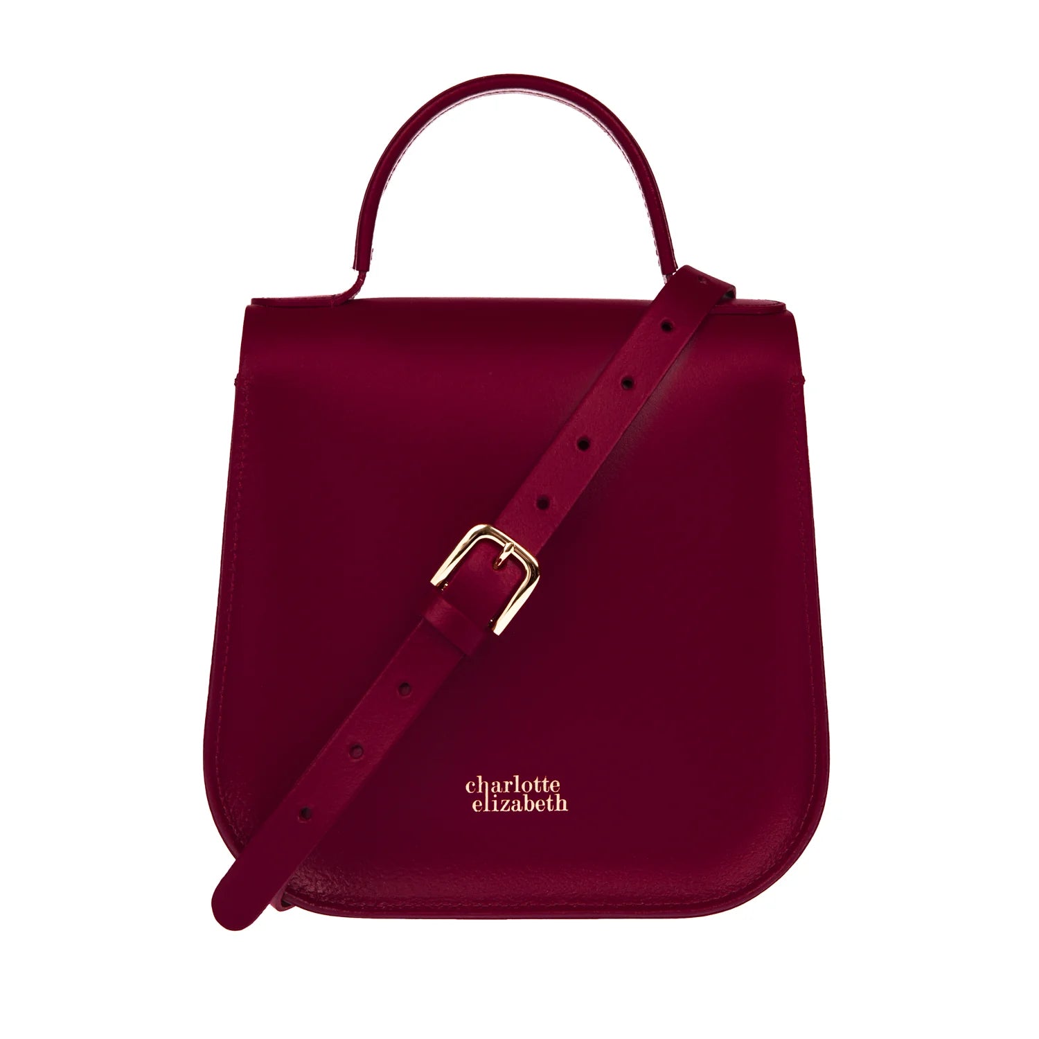 The Original Bloomsbury | Leather Crossbody Handbag in Oxblood