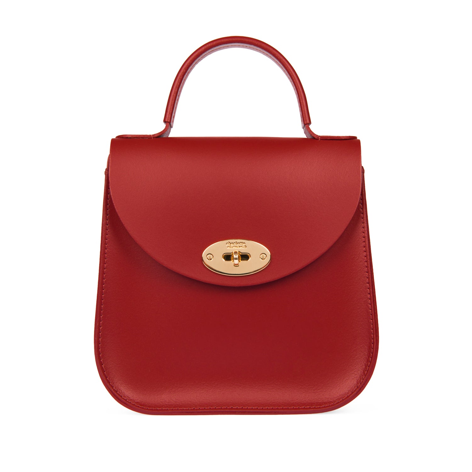 The Red Bloomsbury-Crossbody ladies luxury leather handbag british-Charlotte Elizabeth