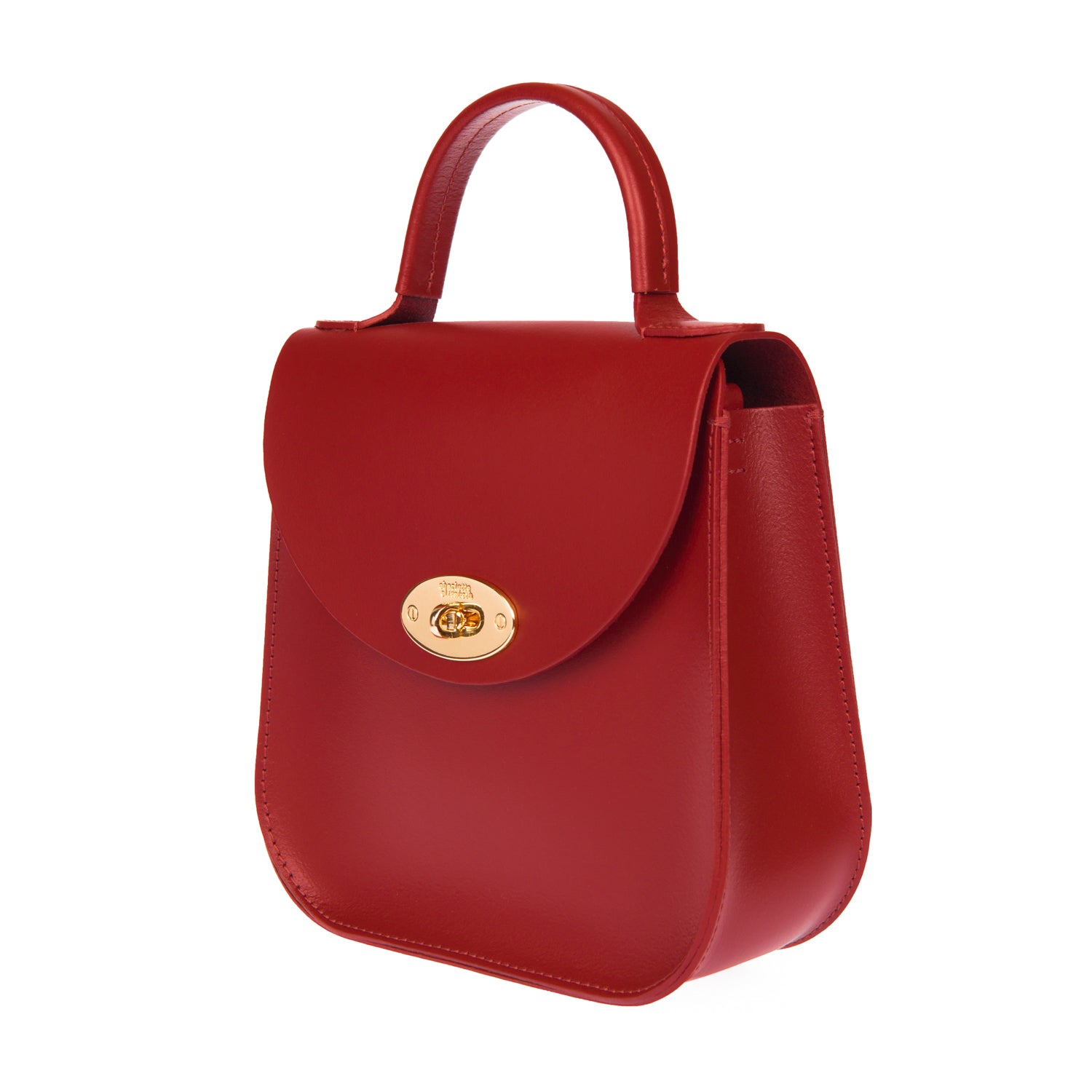 The Red Bloomsbury-Crossbody ladies luxury leather handbag british-Charlotte Elizabeth