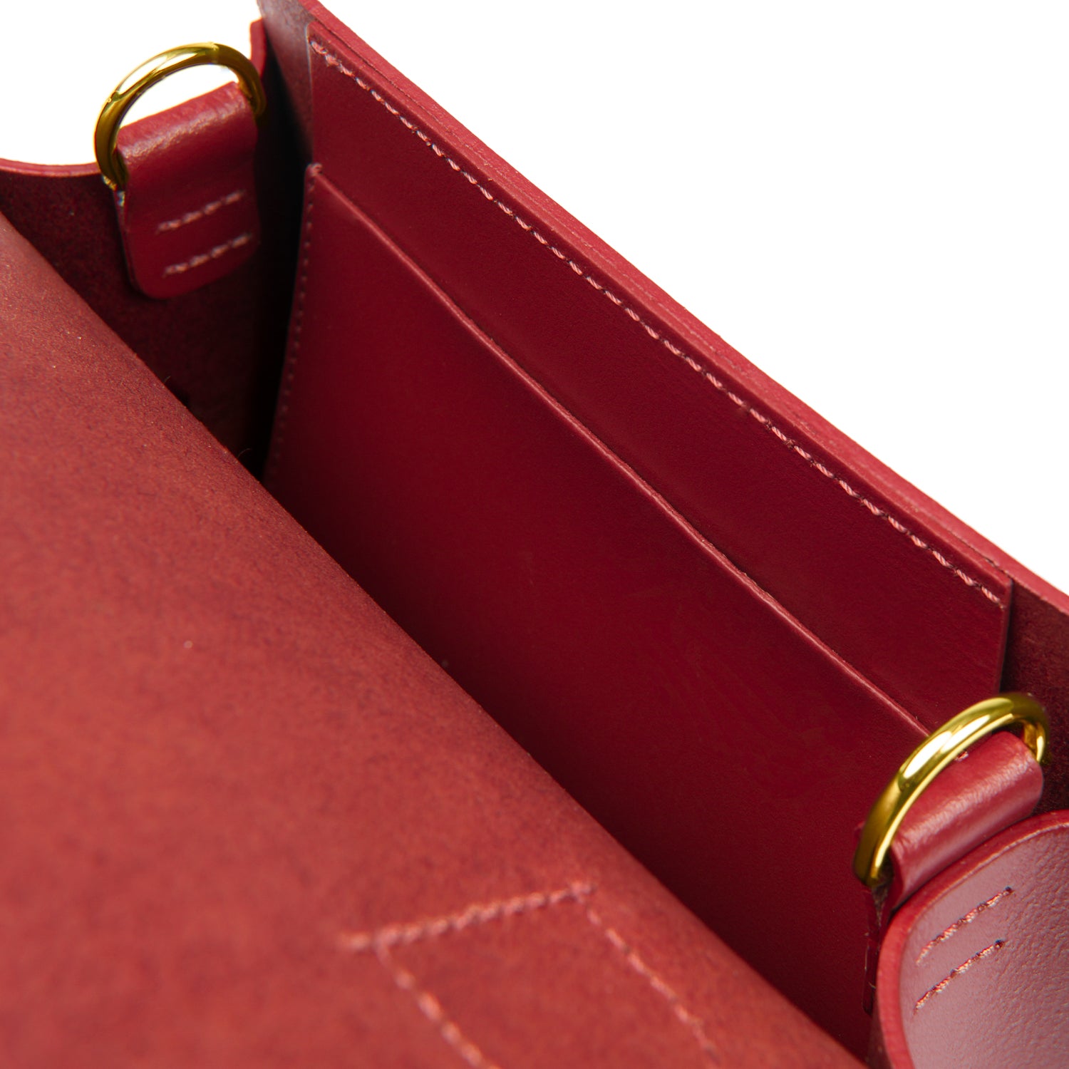 The Red Bloomsbury-Crossbody ladies luxury leather handbag british-Charlotte Elizabeth