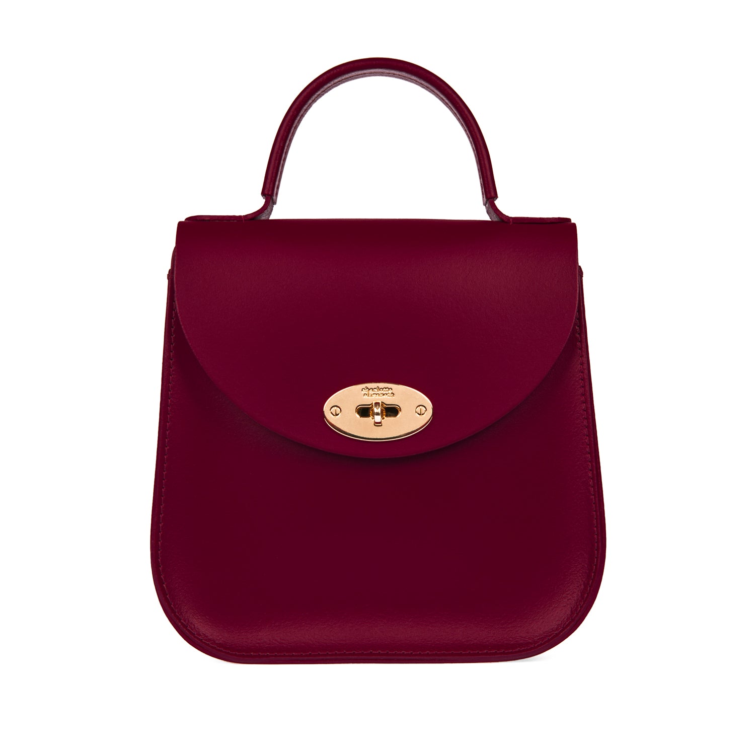 Handbag　Leather　Charlotte　Bloomsbury　The　Oxblood　Elizabeth　Handmade　–
