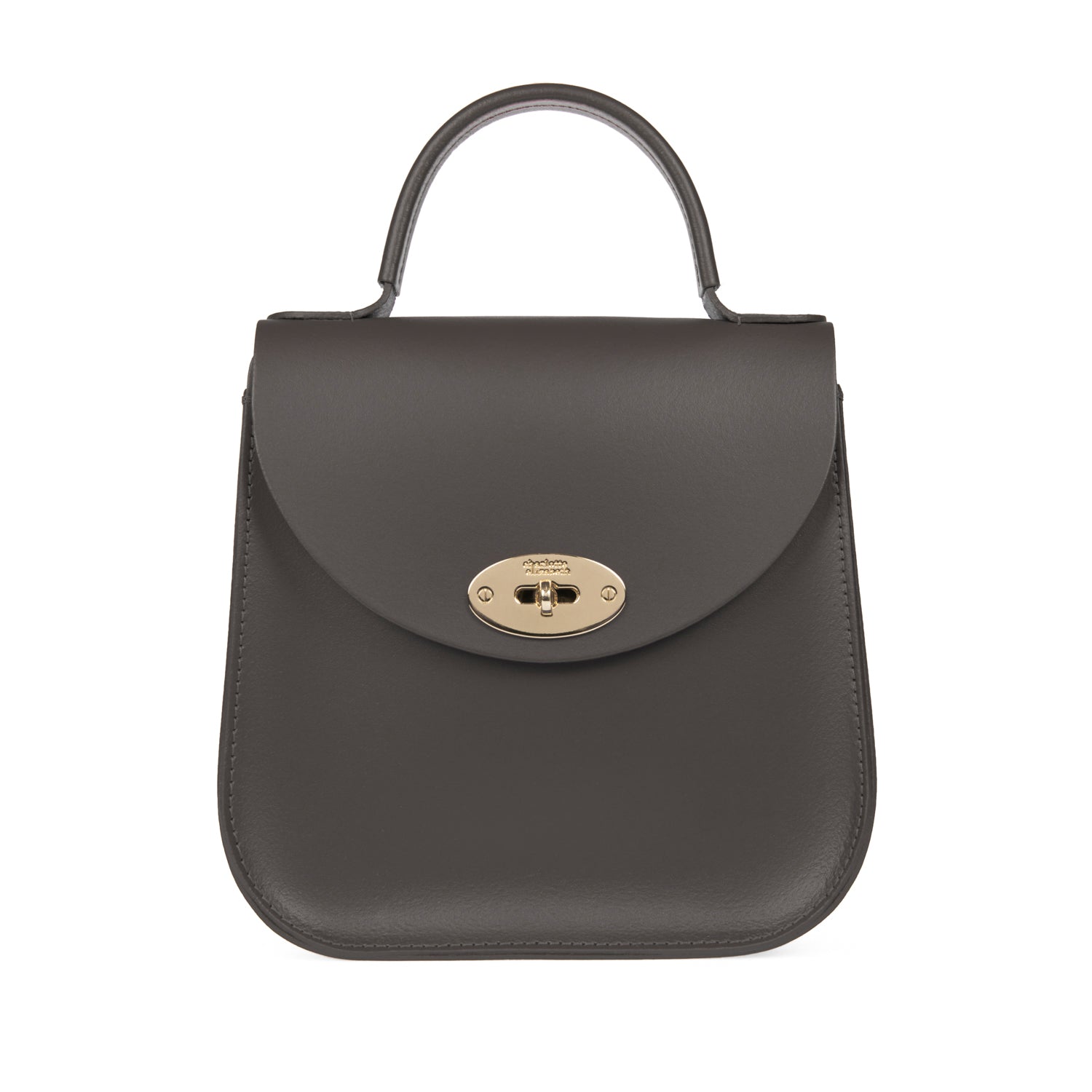 The Grey Bloomsbury-Crossbody ladies luxury leather handbag british-Charlotte Elizabeth