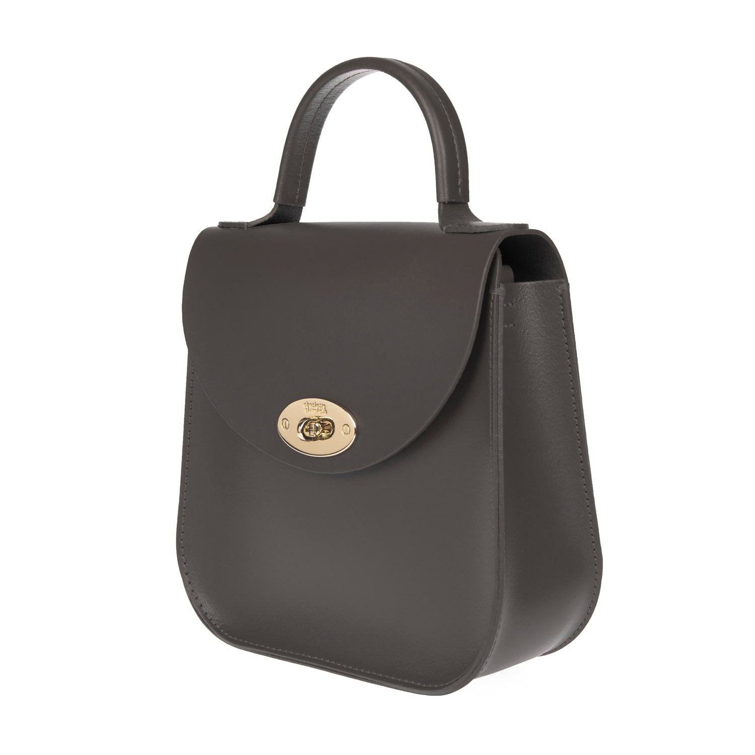 The Grey Bloomsbury-Crossbody ladies luxury leather handbag british-Charlotte Elizabeth