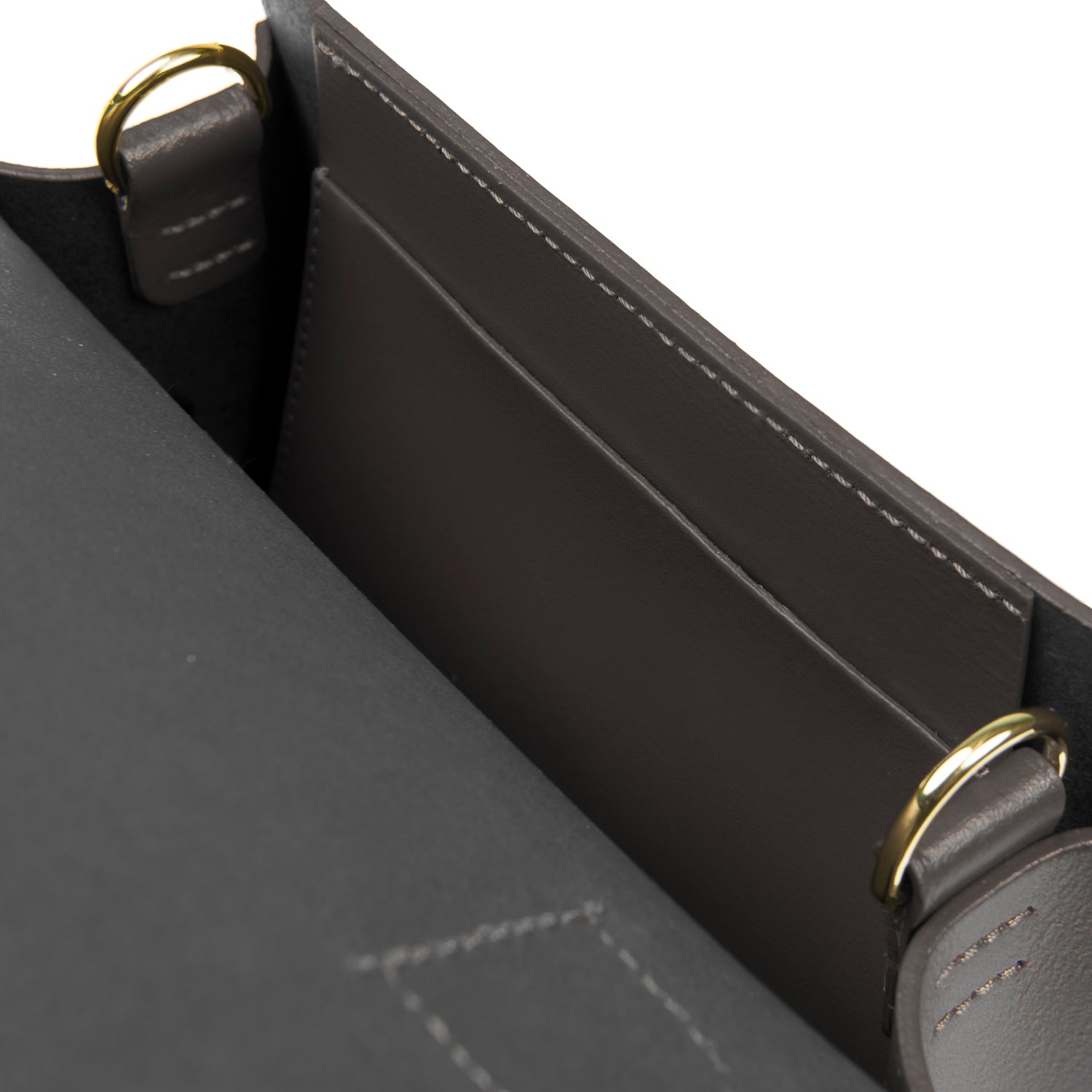The Grey Bloomsbury-Crossbody ladies luxury leather handbag british-Charlotte Elizabeth