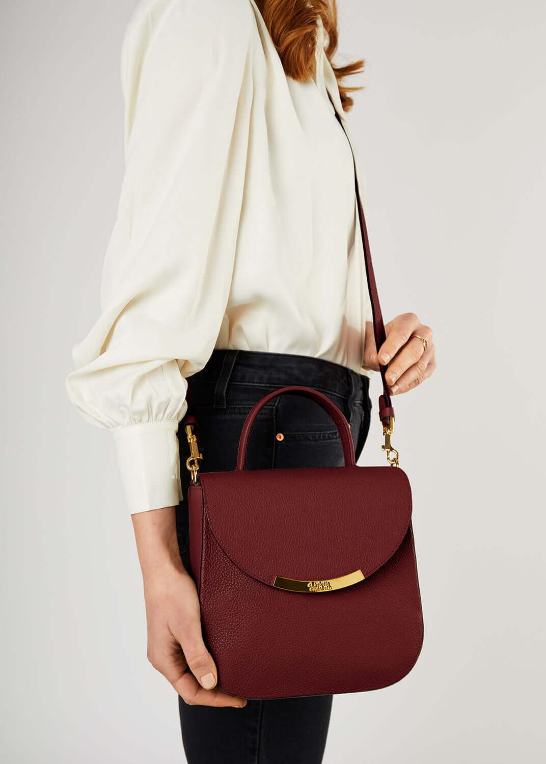 Bloomsbury Crossbody Handbag  Oxblood – Charlotte Elizabeth