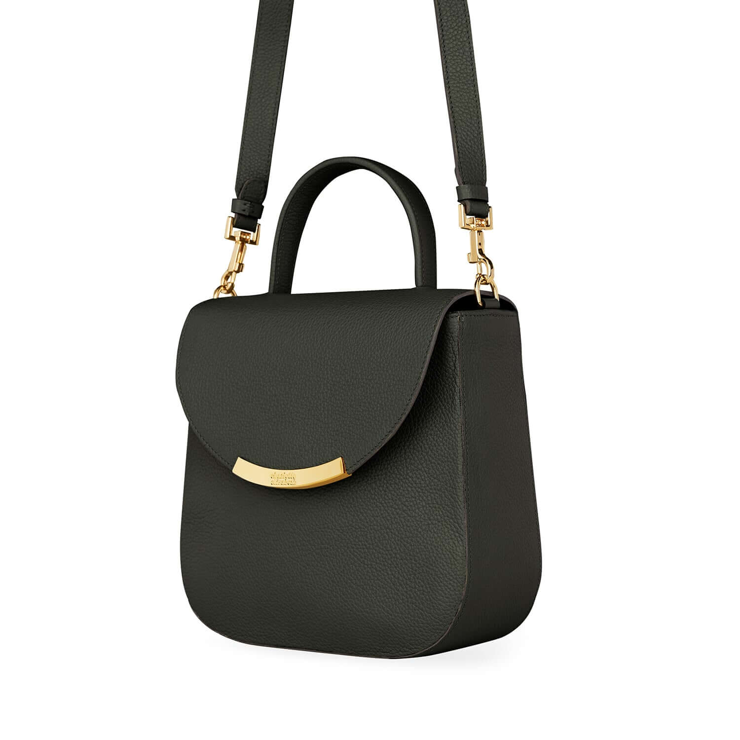 crossbody detachable strap handbag with handle made in london