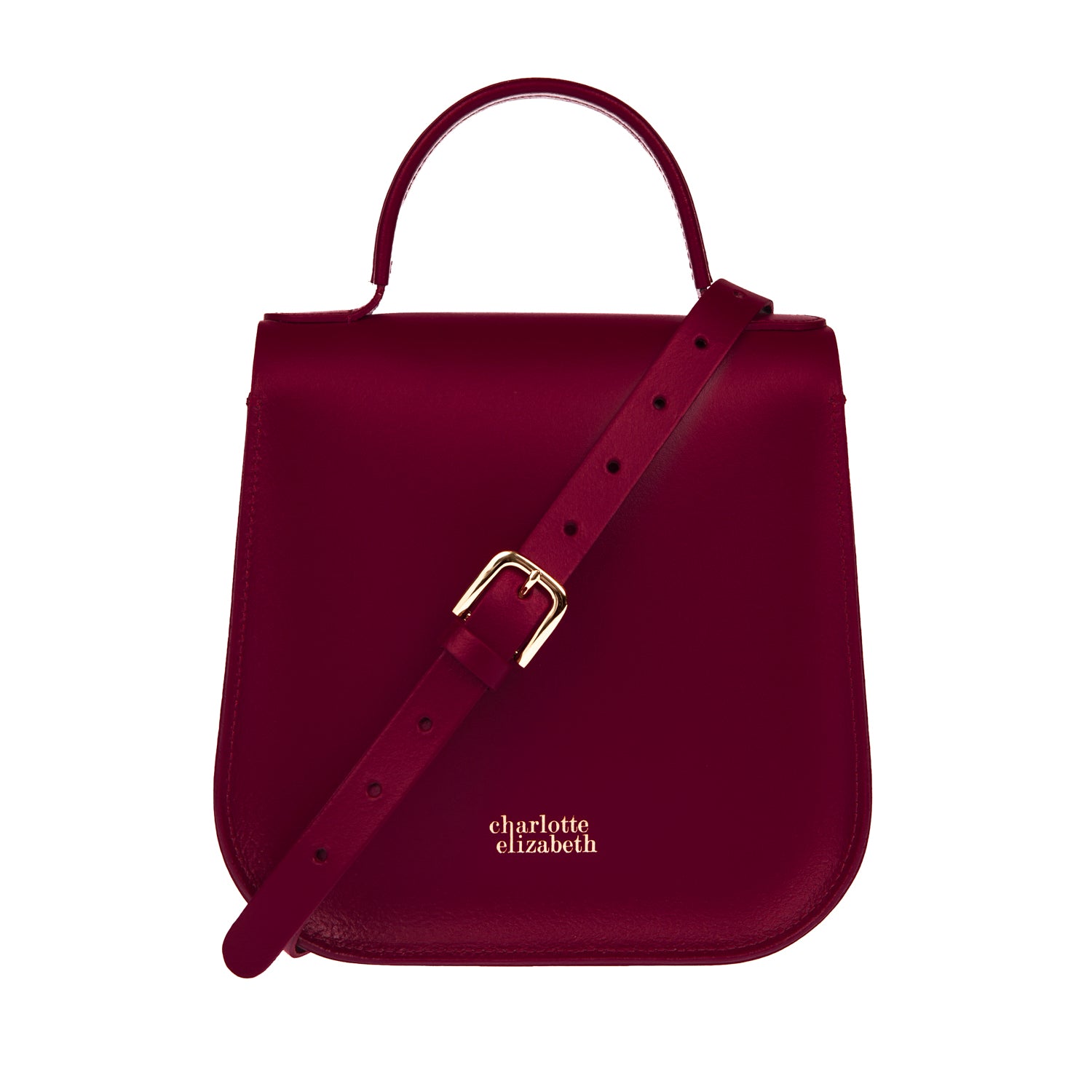 The Oxblood Bloomsbury-Crossbody ladies luxury leather handbag british-Charlotte Elizabeth