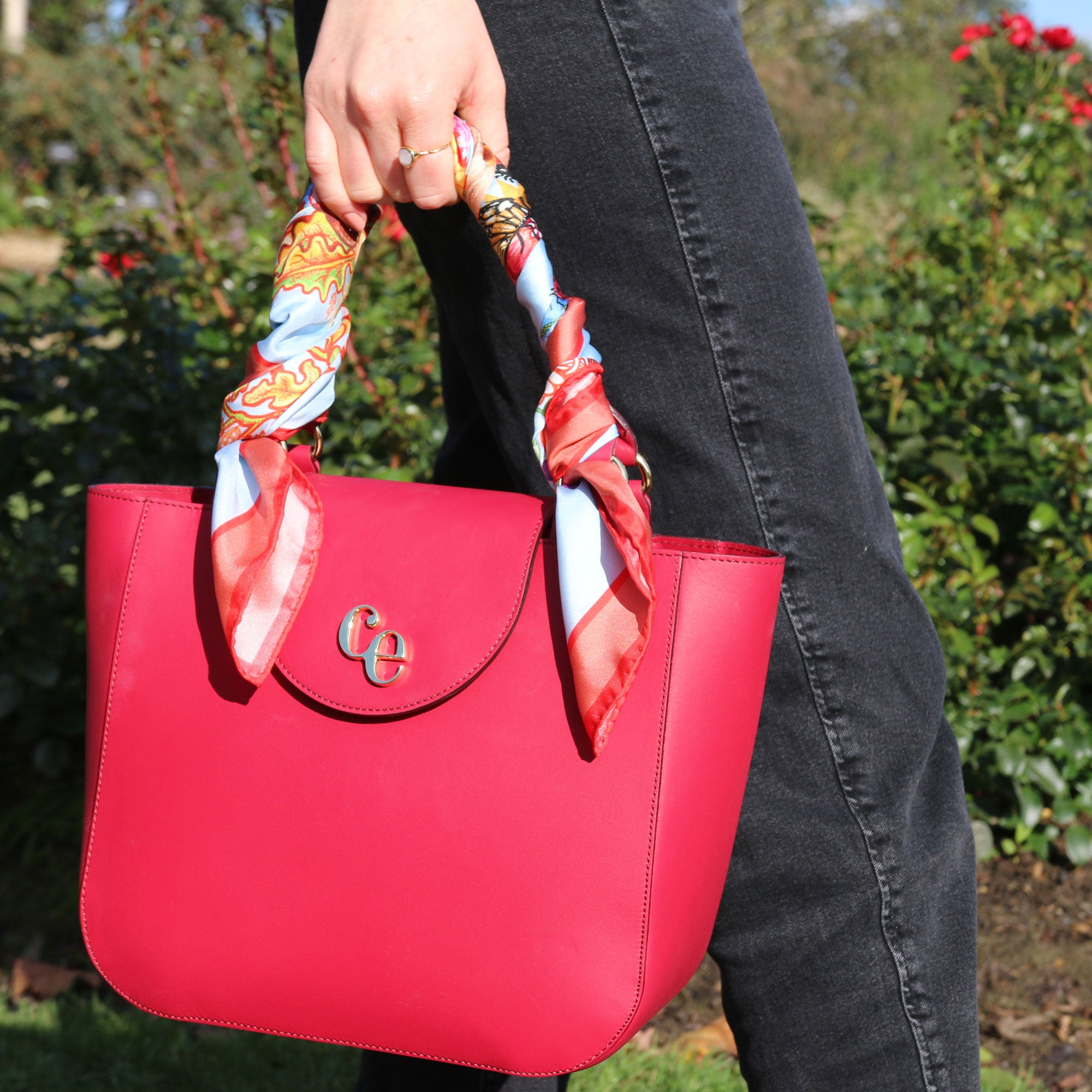 'The Helping Hand' Charity Silk Scarf - Charlotte Elizabeth x Katie Craven - Charlotte Elizabeth 